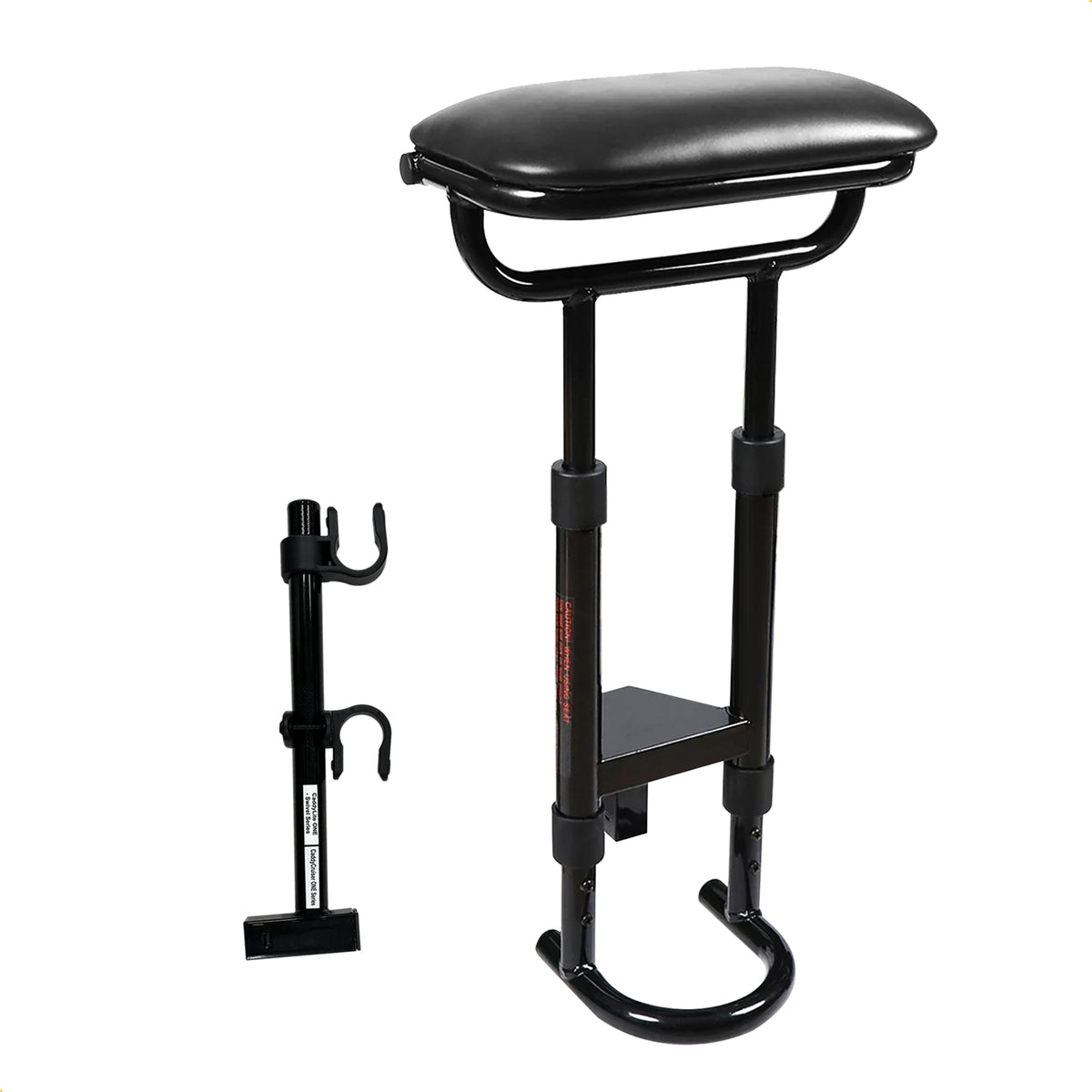 CaddyTek Removable Seat for CaddyCruiser ONE & ONE Swivel | No-Tool Install | Folds With Cart