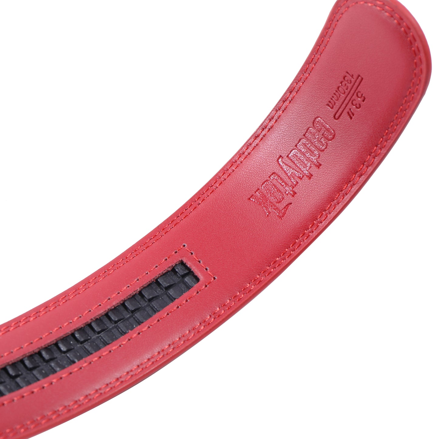 CaddyTek Shiny Edition Golf Belt Set | 9 Style Combos | No-Hole Ratchet Fit | 3 Leather Belts & 3 Buckles