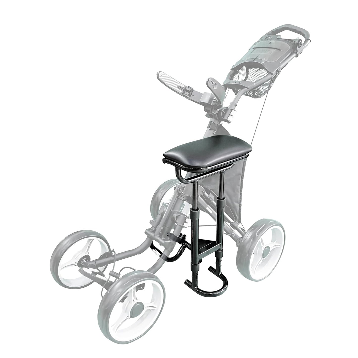 CaddyTek CaddyLite 15.3 V2 Golf Push Cart | Ultra-Lightweight at 15.3 lbs | Compact Quad-Fold Design