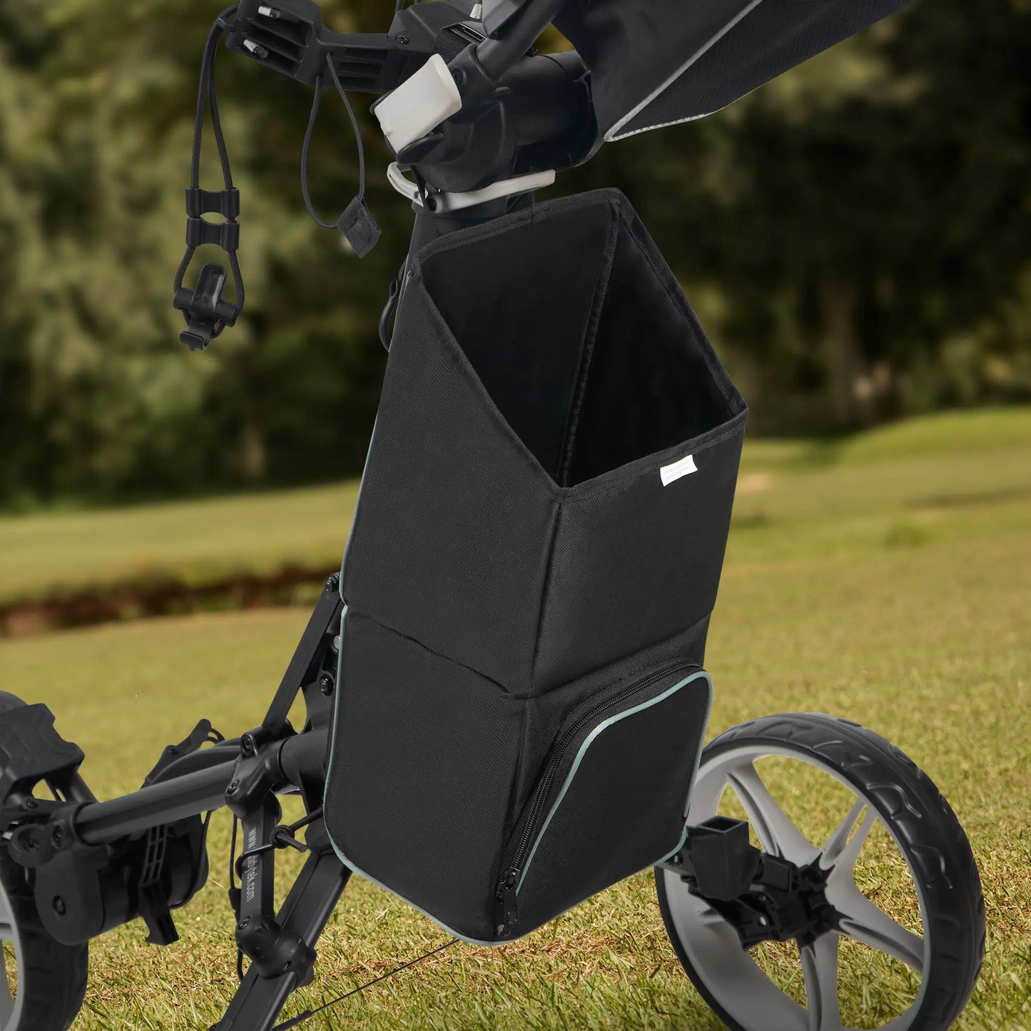 CaddyLite Universal Cooler & Storage Bag for Golf Push Carts | 6-Can Insulated Compartment | Fits Auto+360 & Compact