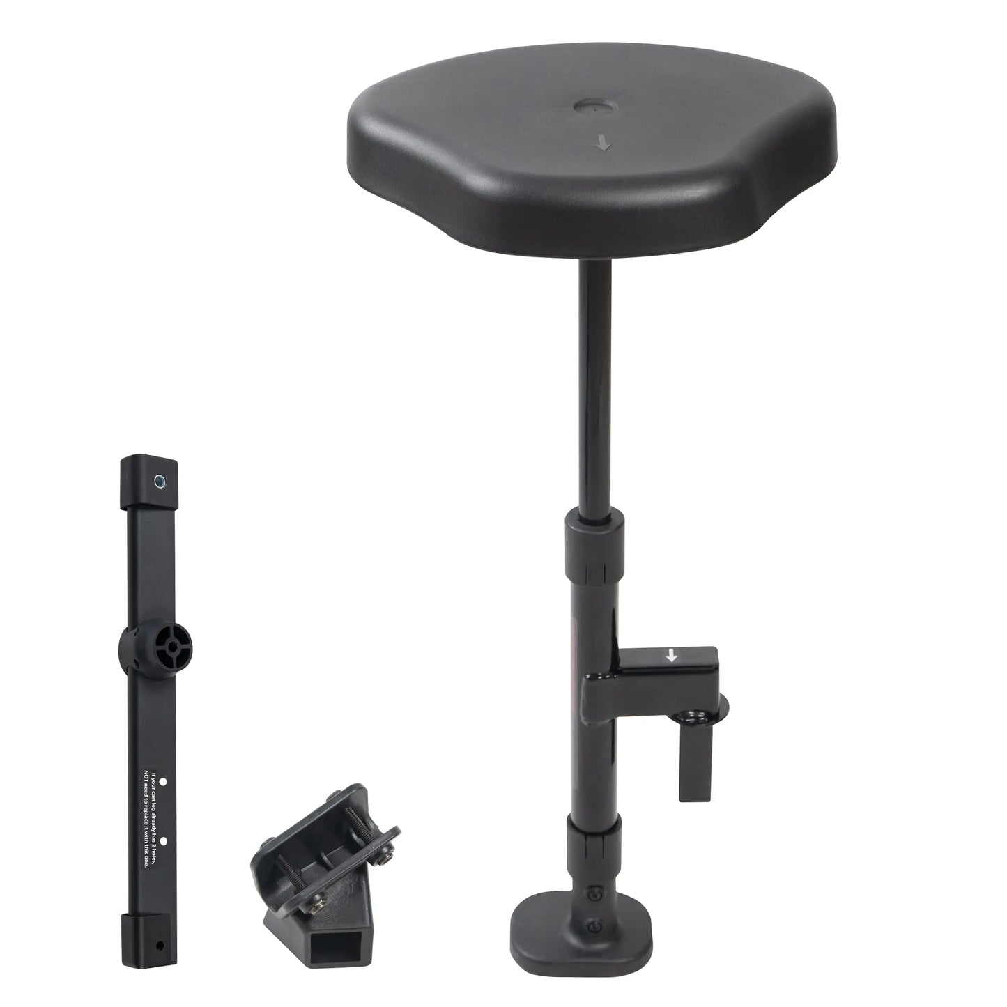 Caddytek CaddyLite Compact Golf Push Cart | Semi-Auto One-Click Fold | Widest 32" Stability Base