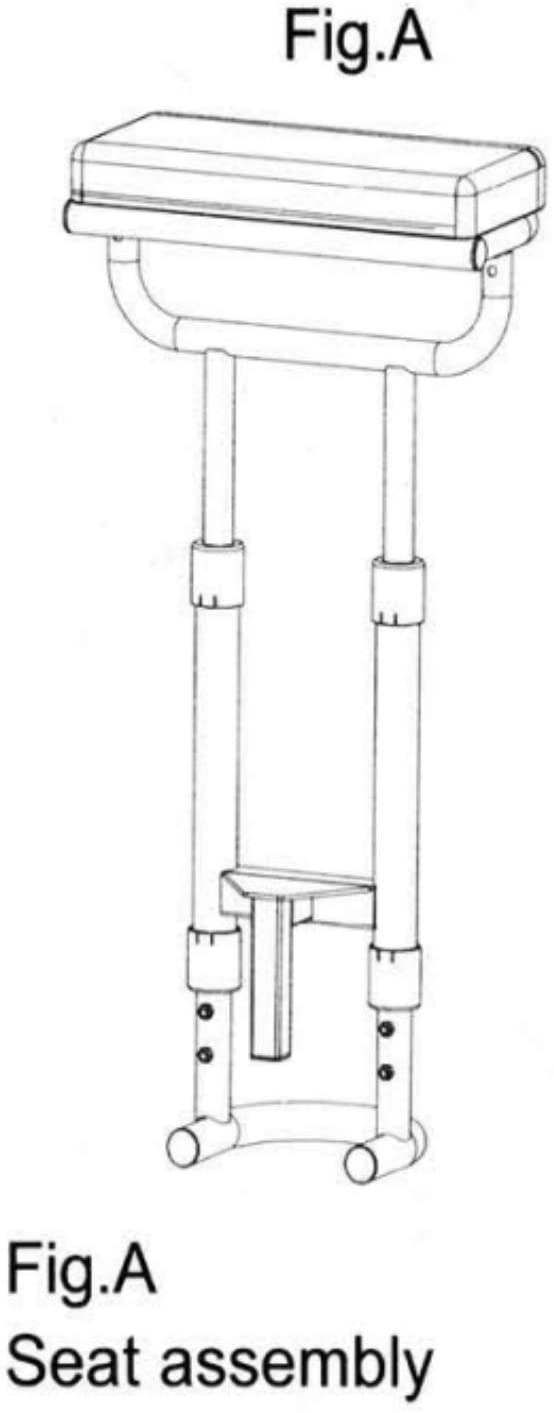 CaddyTek Removable Seat for CaddyLite EZ | Exclusive Fit for EZ Series | On-Course Rest Spot
