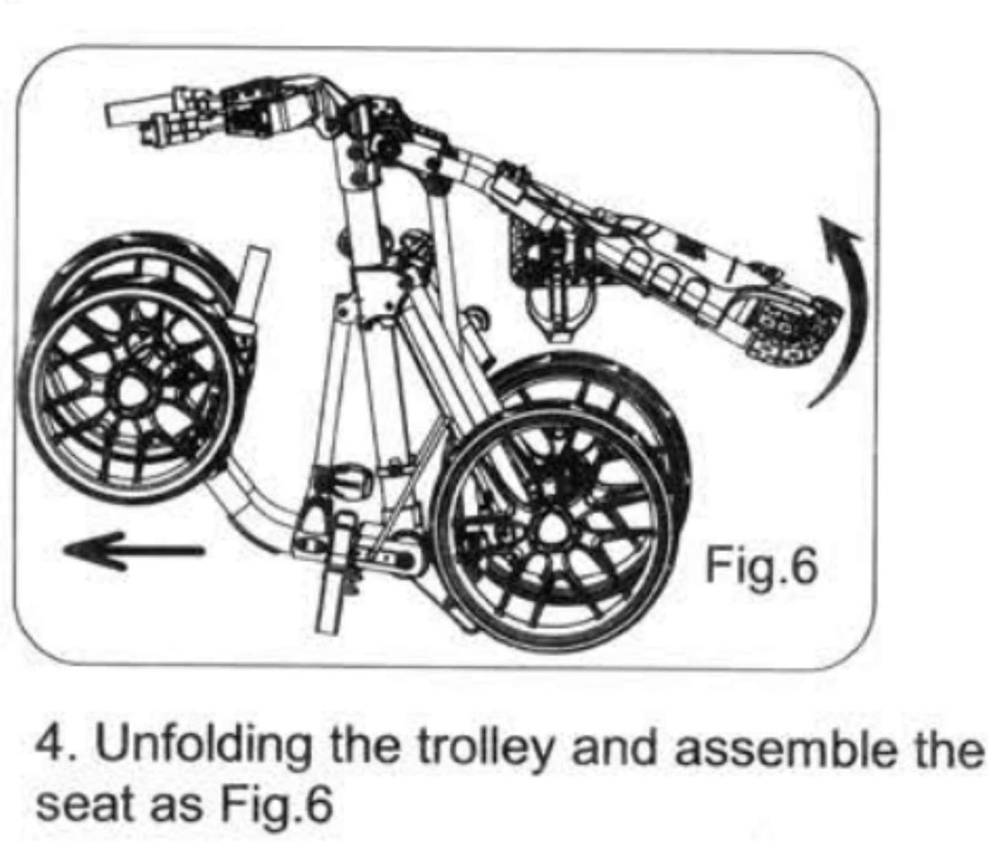CaddyTek Removable Seat for CaddyCruiser ONE & Swivel ONE | No-Tool Install | Folds With Cart
