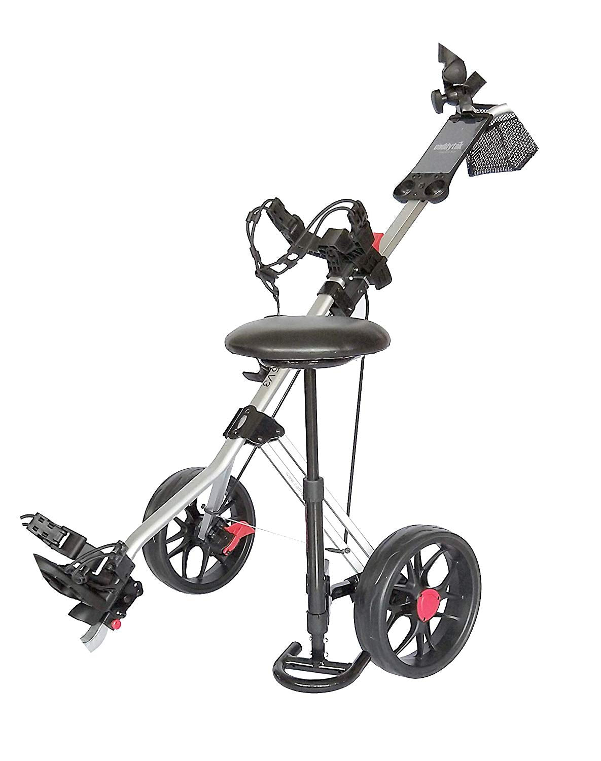 CaddyTek Removable Seat for CaddyLite 11.5 Series | Bracket Stays On When Folded | Ultra-Lightweight