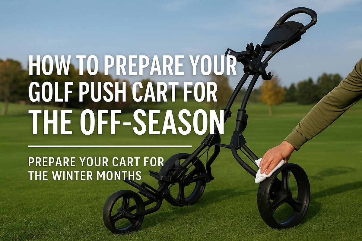 Push Cardt How to Prepare Your Golf Push Cart for the Off-Season – Caddytek