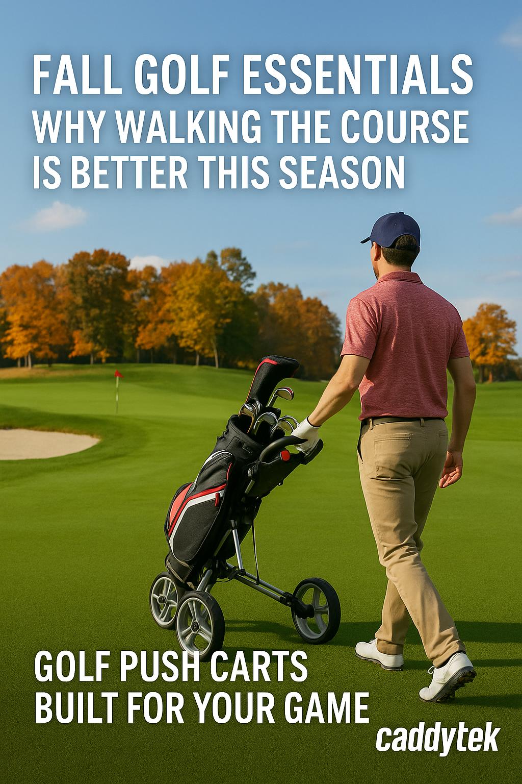 Fall Golf Essentials: Why Walking the Course Is Better This Season