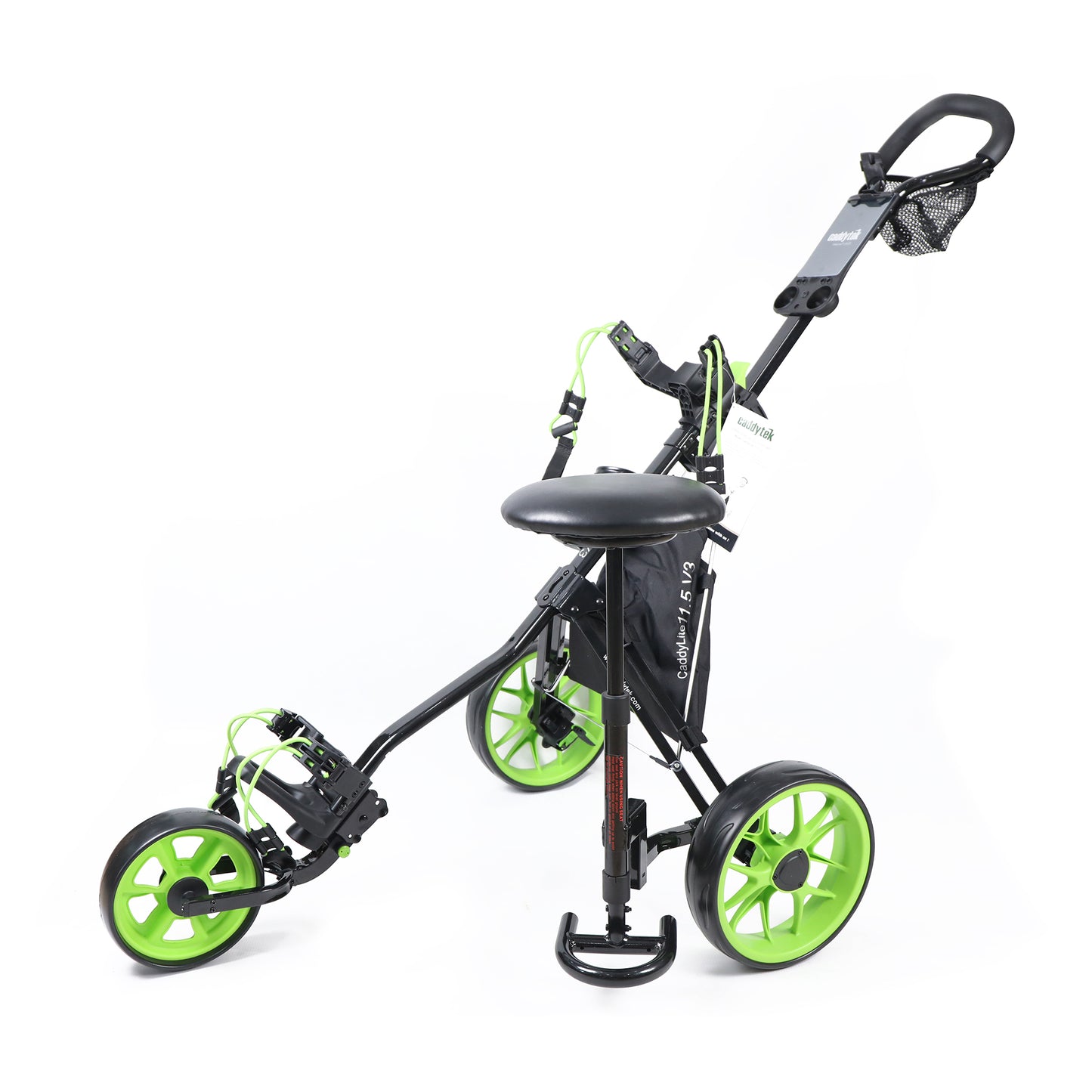 CaddyTek Removable Seat for CaddyLite 11.5 Series | Bracket Stays On When Folded | Ultra-Lightweight