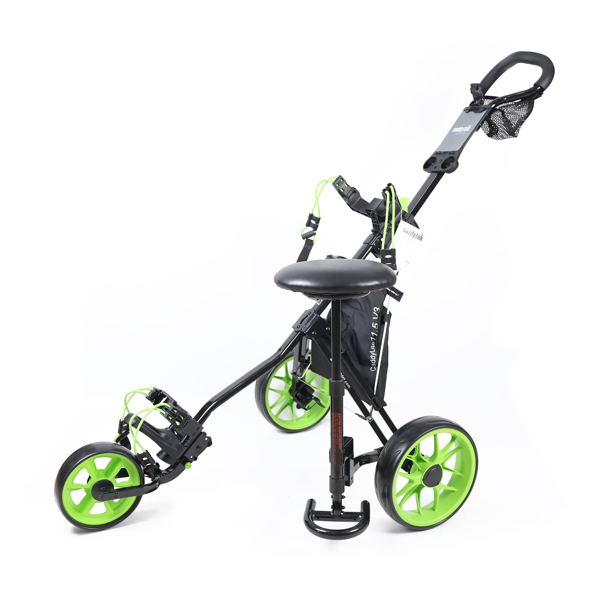 CaddyTek Removable Seat for CaddyLite 11.5 Series | Bracket Stays On When Folded | Ultra-Lightweight