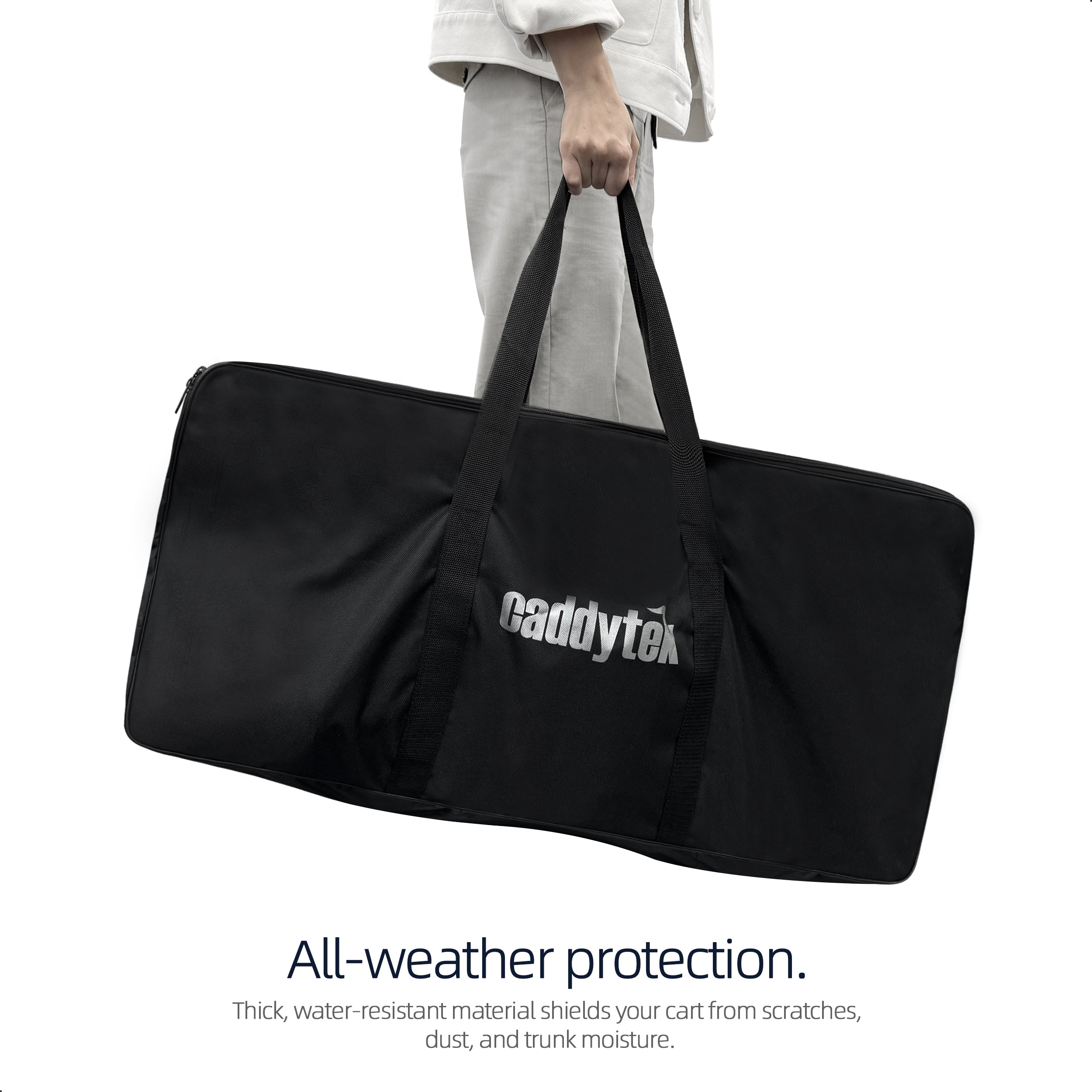 Caddytek Universal Push Cart Carry Bag | Fits Most CaddyTek 3-Wheel & 4-Wheel Carts | Water-Resistant