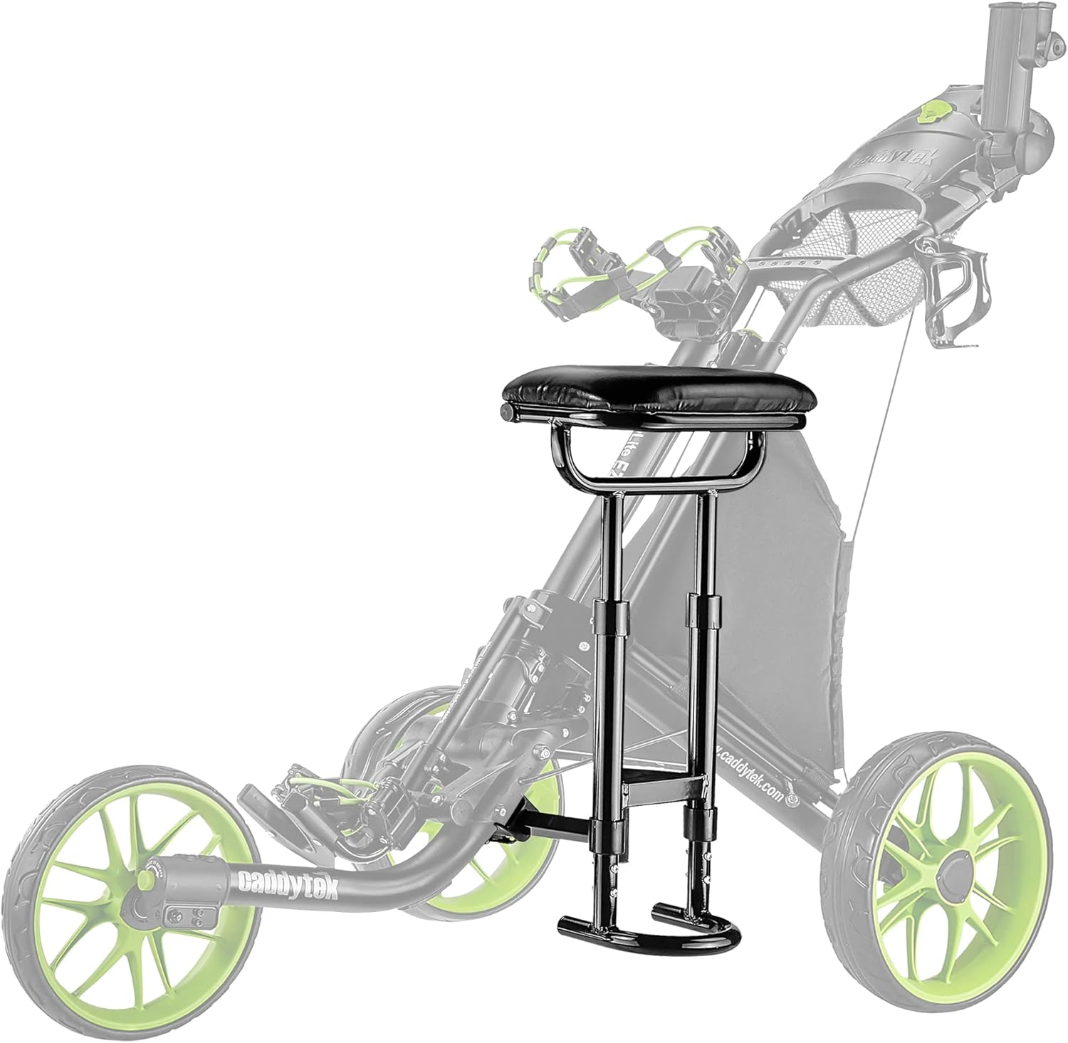 CaddyTek Caddylite EZ Golf Push Cart Version 8 & Removable Seat