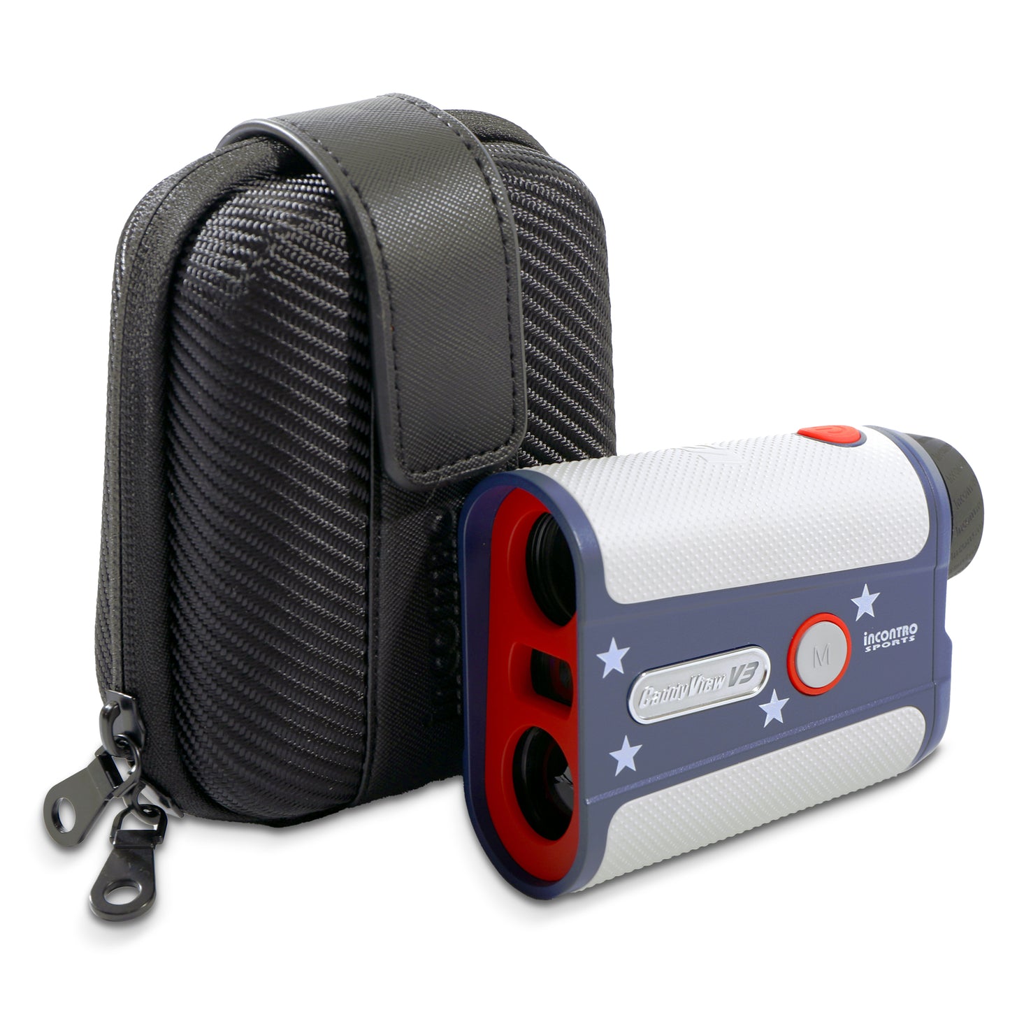 Incontro sports CaddyView V3 Golf Rangefinder | Pin Validation with Vibration & Slope Switch | 800-Yard Range