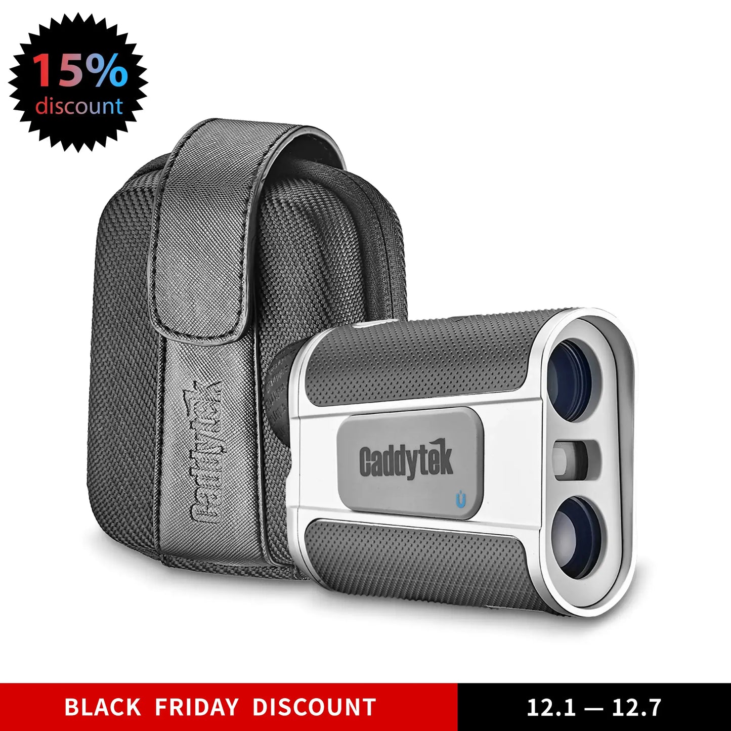 Caddytek CaddyView V3 Golf Rangefinder | Slope Switch & Pin Validation