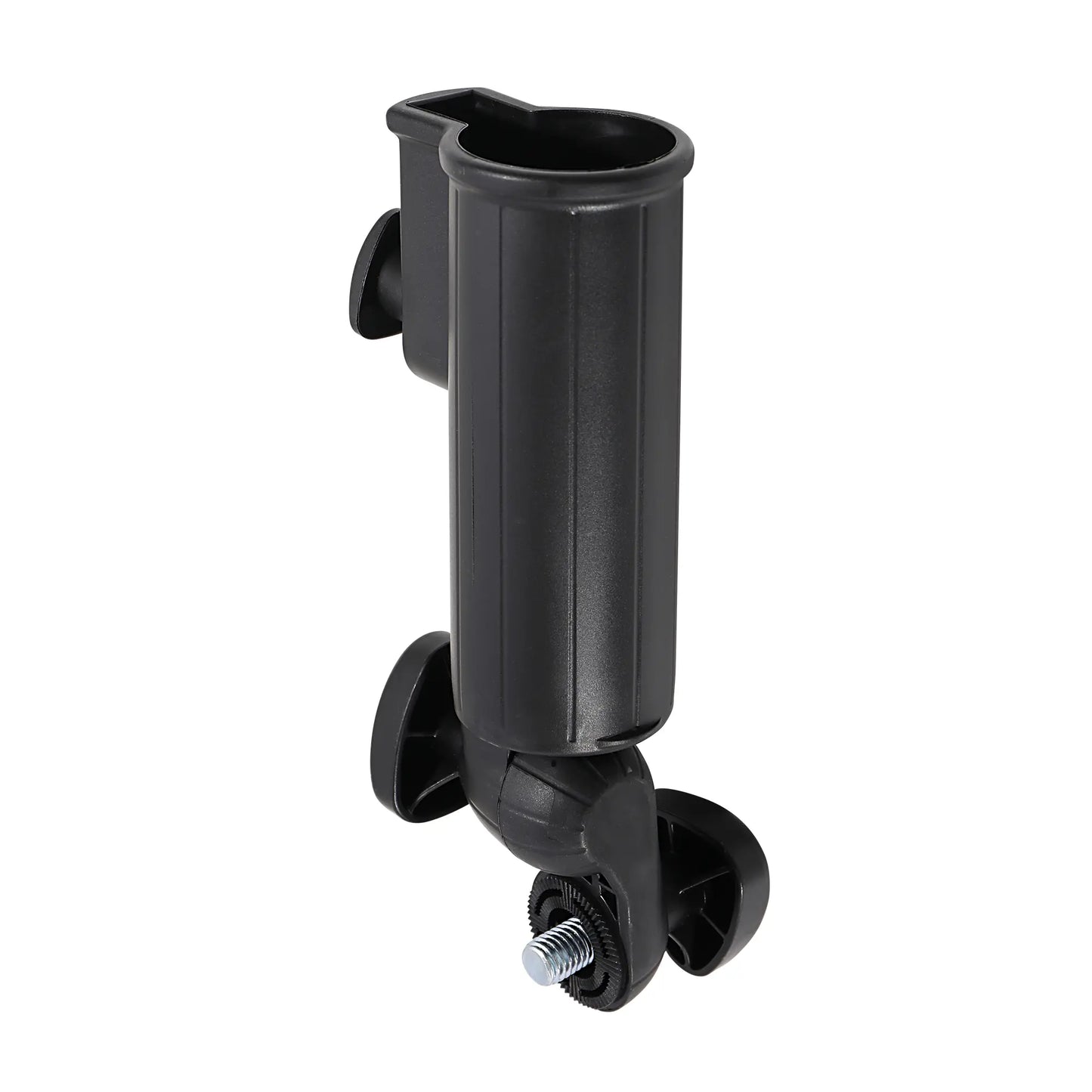 CaddyTek Universal Upgrade Umbrella Holder | 360° & 180° Full Adjustability | Tool-Free Lock for All Carts