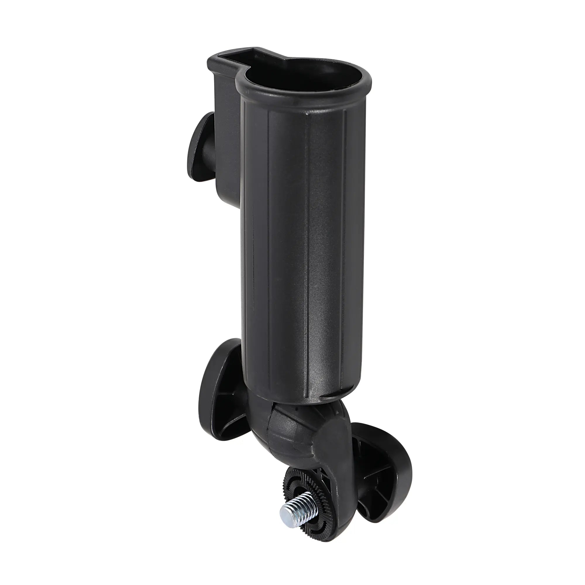 CaddyTek Universal Umbrella Holder | 360° & 180° Full Adjustability | Tool-Free Lock for All Carts