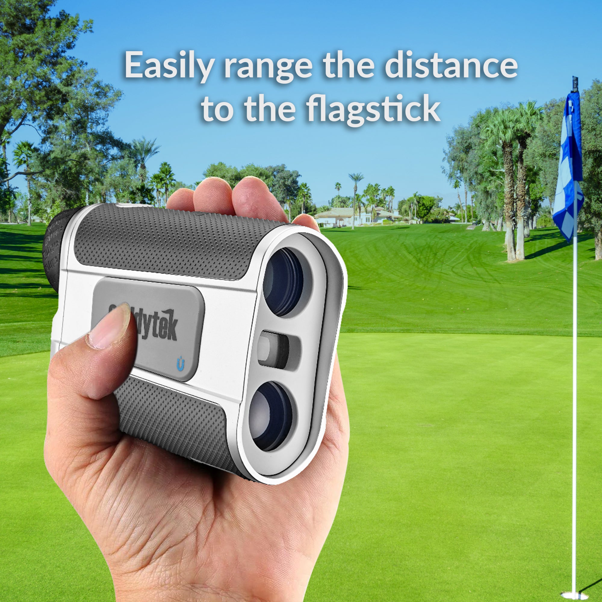 Caddytek CaddyView V3 Golf Rangefinder | Slope Switch & Pin Validation