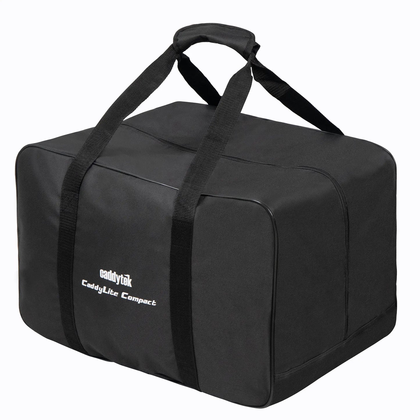 CaddyTek Push Cart Carry Bag | Waterproof Storage & Travel Case for Compact Carts, Black