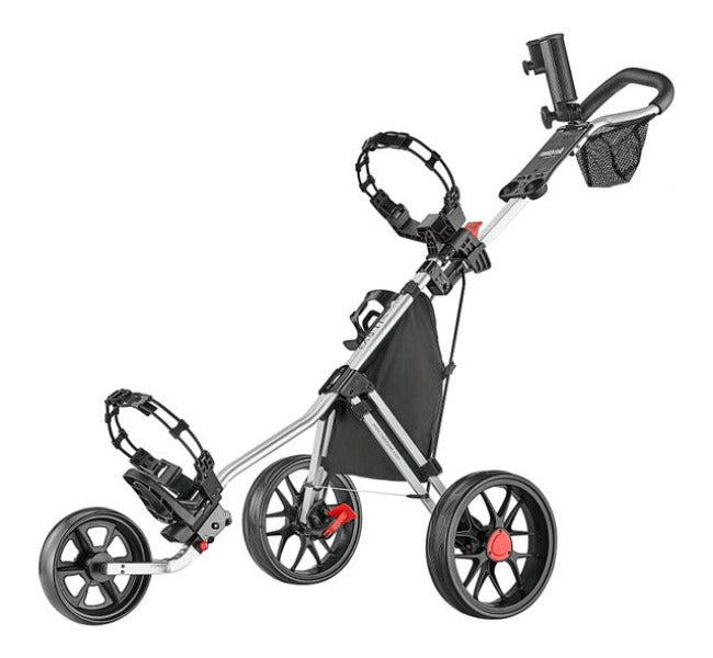 CaddyLite 11.5 V3 3-Wheel Golf Push Cart - Lightweight & Easy Fold | C