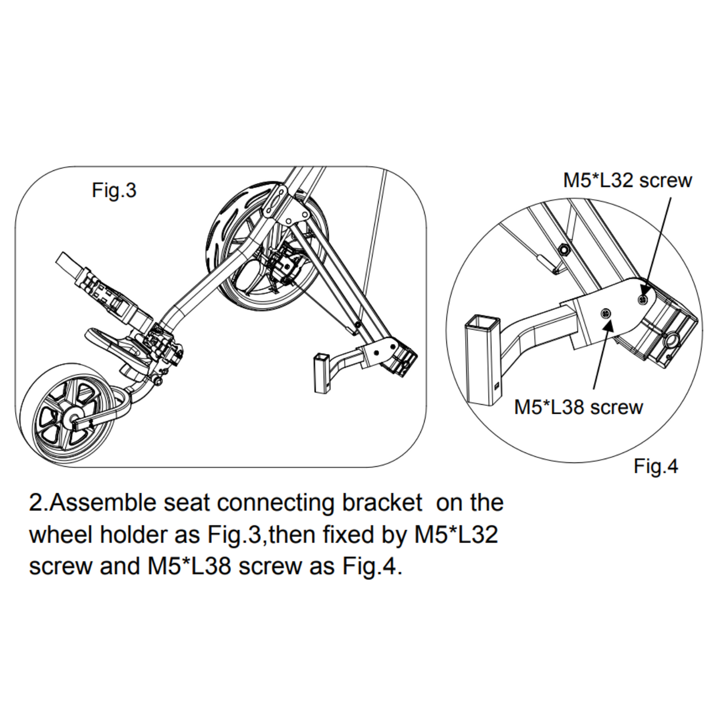 CaddyTek Removable Seat for CaddyLite 11.5 Series | Bracket Stays On When Folded | Ultra-Lightweight